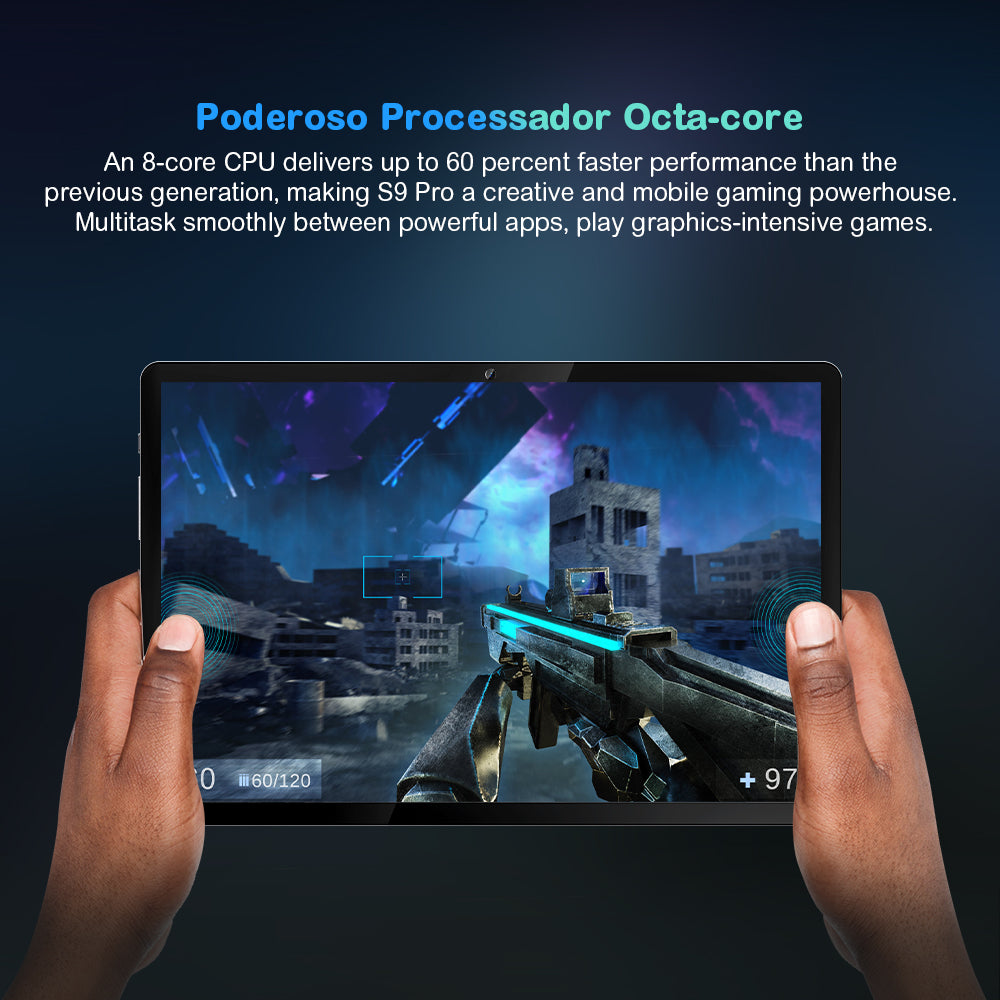 Xixaomiro 3 in 1 Tablet, 10.1-Inch Android 13 Tablet, 8GB+256GB with Keyboard Case Mouse, 1920x1200 Screen, Octa-Core Processor, 32MP/16MP Camera, 8800mAh Battery, Dual SIM Slot